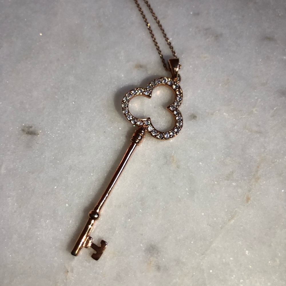 Rose Gold Plated Sterling Silver Necklace